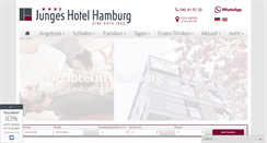 Desktop Screenshot of jungeshotel.de