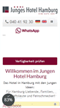 Mobile Screenshot of jungeshotel.de